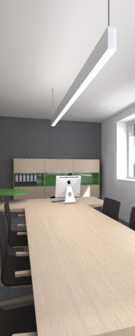 Návrh a realizace interiéru recepce a jednací místnosti v novostavbě administrativní budovy firmy CIMBRIA HMD, s.r.o. Litomyšl.